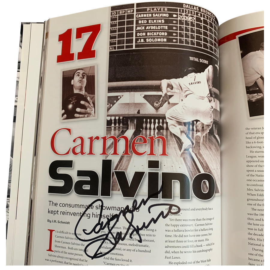 Carmen Salvino Signed 8 X 10 Photo Autographed Pba Pro Professional Bowling 